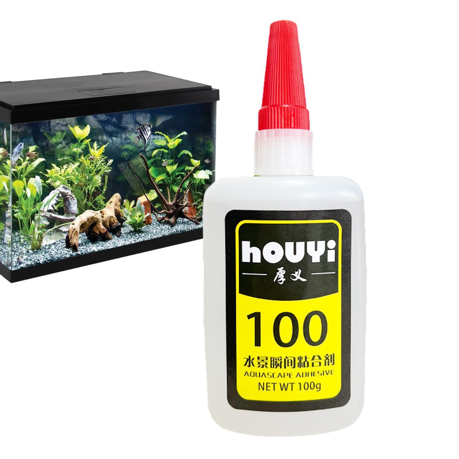 Aquarium Plant Glue - 50/100g Clear Instant Glue Aquascaping Waterproof