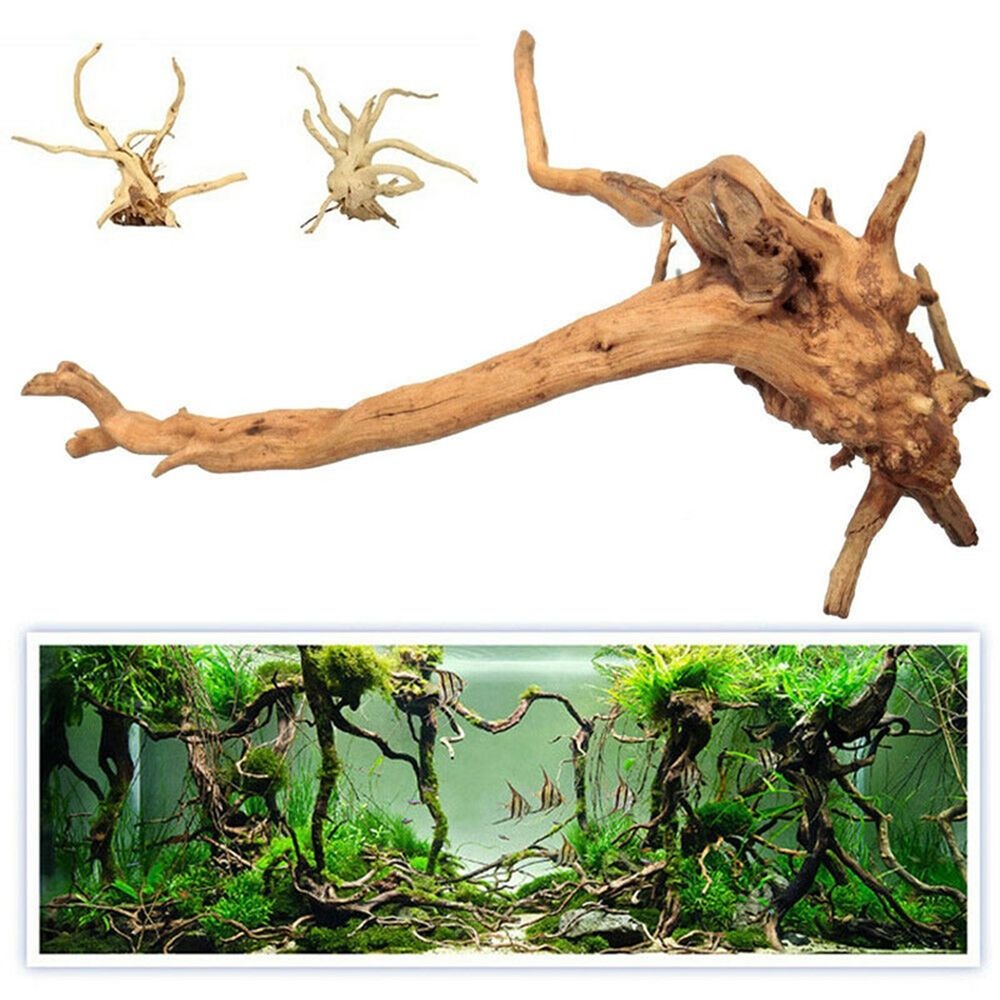 New Natural Wooden Fish Tank D - đánh giá và giá Aquarium Plant Root Tabs