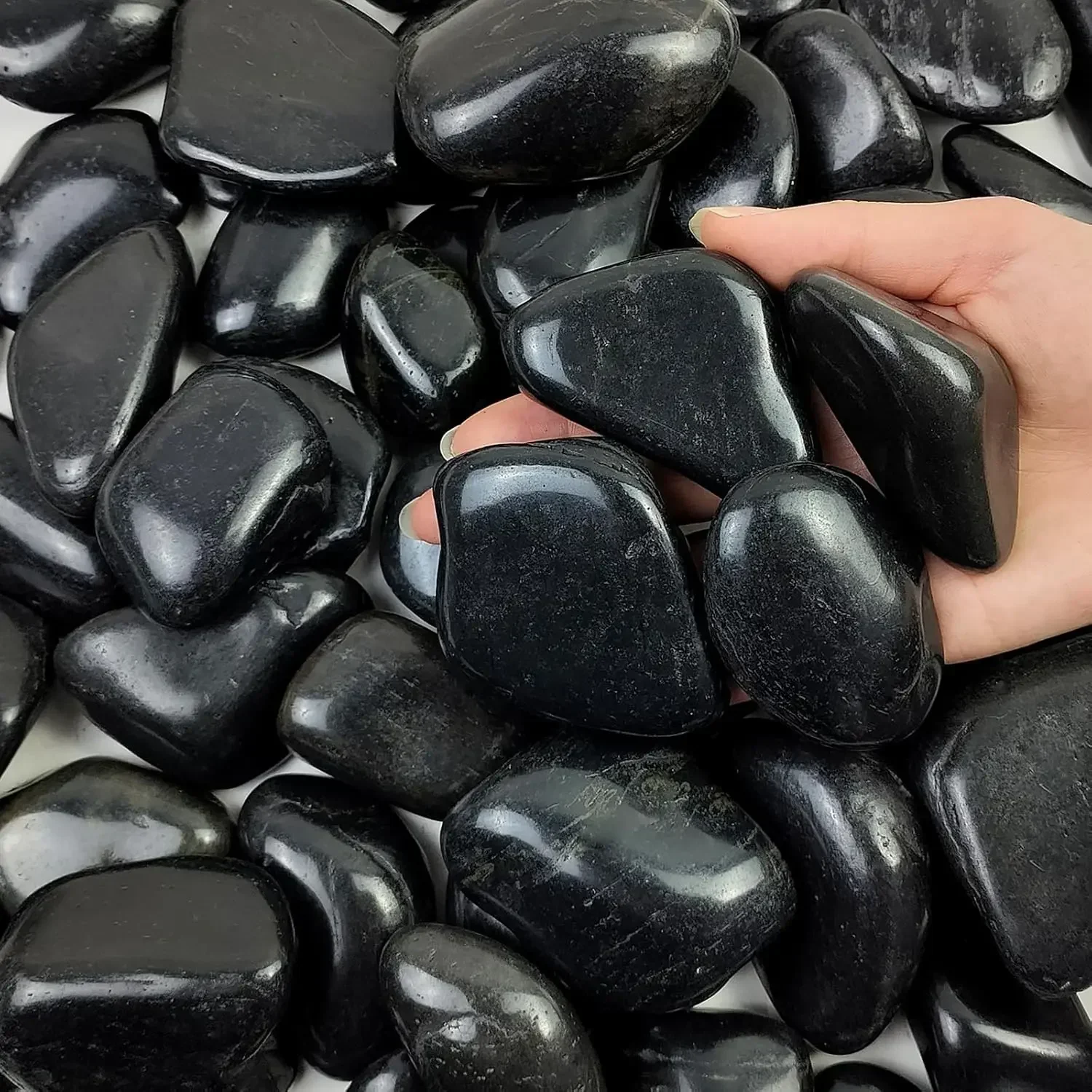40 lbs Black River Rocks for L - đánh giá và giá Aquarium Planted Aquarium