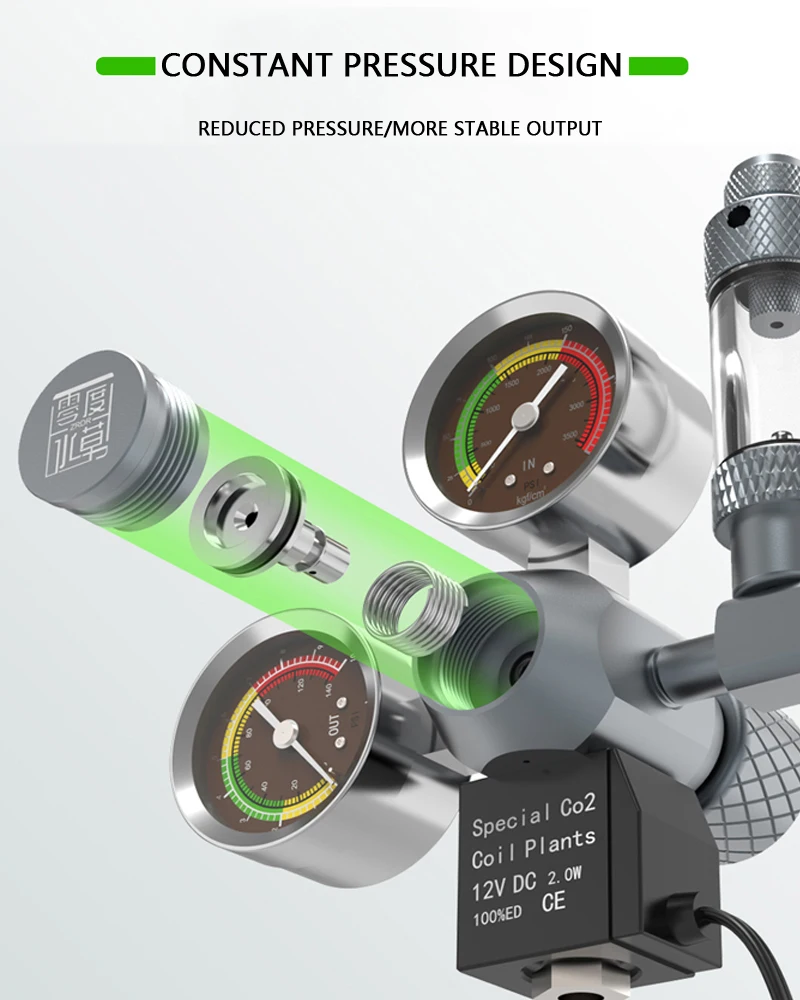 ZRDR Aquarium CO2 Regulator So - đánh giá và giá Aquarium Plant Nutrients