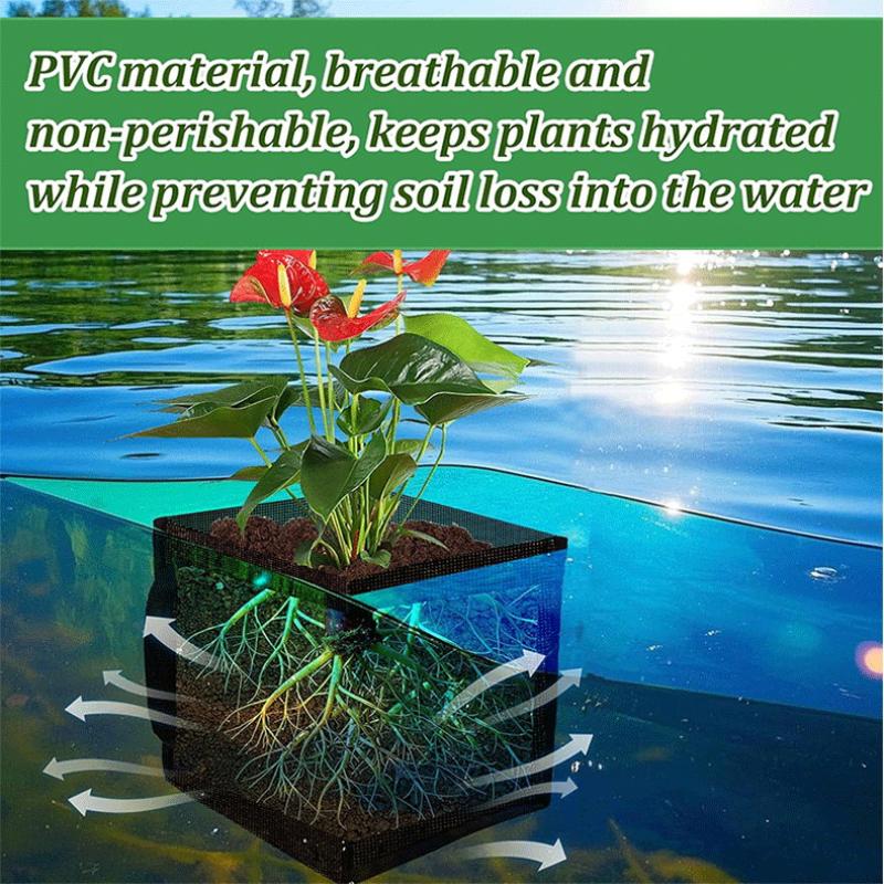 4 Pcs Black Mesh Pond Planting - đánh giá và giá Aquarium Planted Aquarium