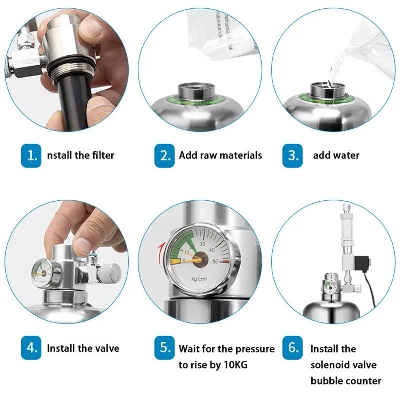 Aquarium CO2 Generator system  - đánh giá và giá Aquarium Plant Nutrients