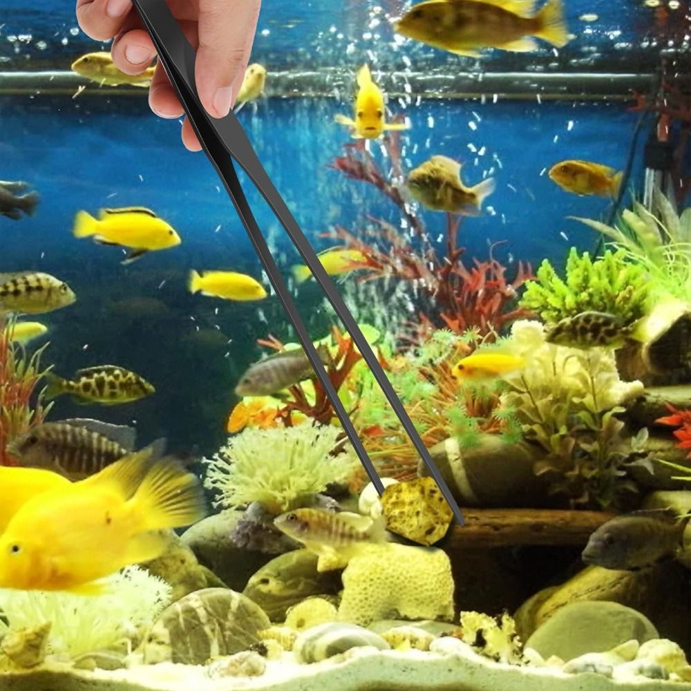 Stainless Steel Long Aquarium  - đánh giá và giá Planted Clip Tweezers