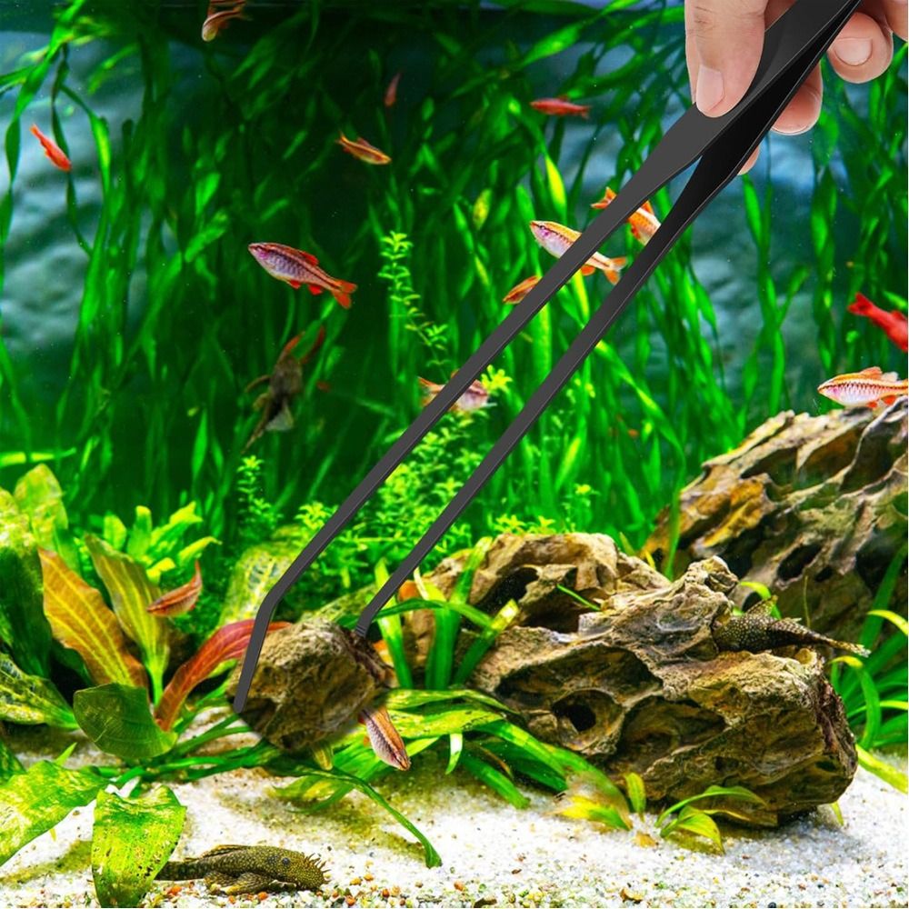 Stainless Steel Long Aquarium  - đánh giá và giá Planted Clip Tweezers