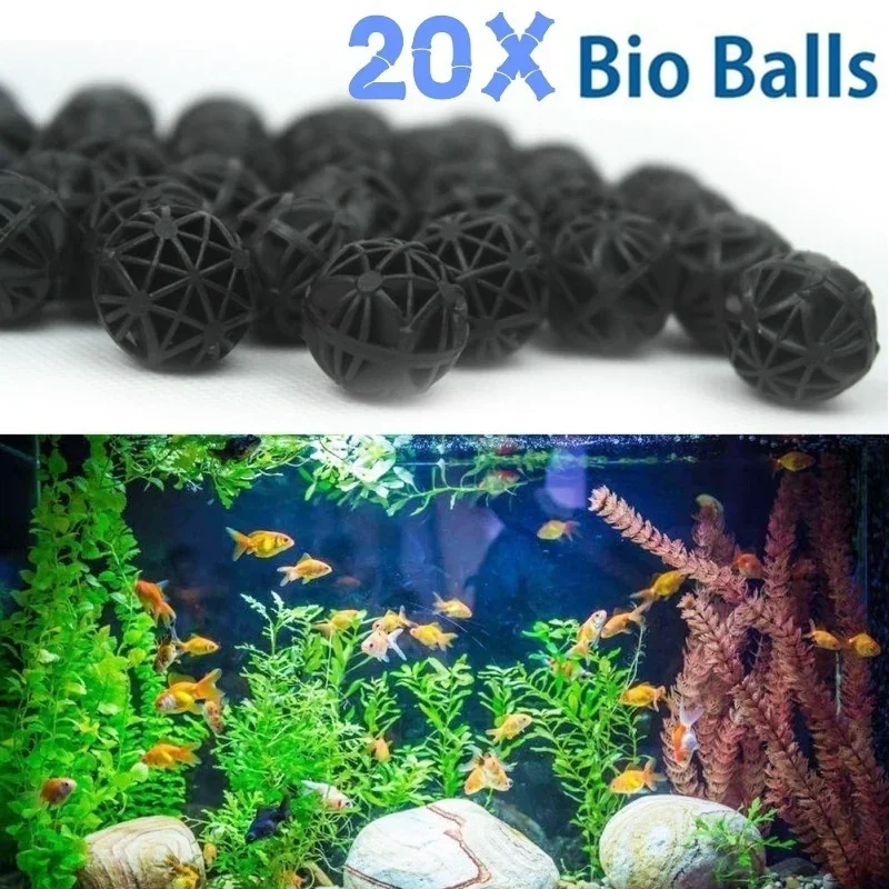 20Pcs 16mm Aquarium Filter Bio - đánh giá và giá Aquarium Planted Tank