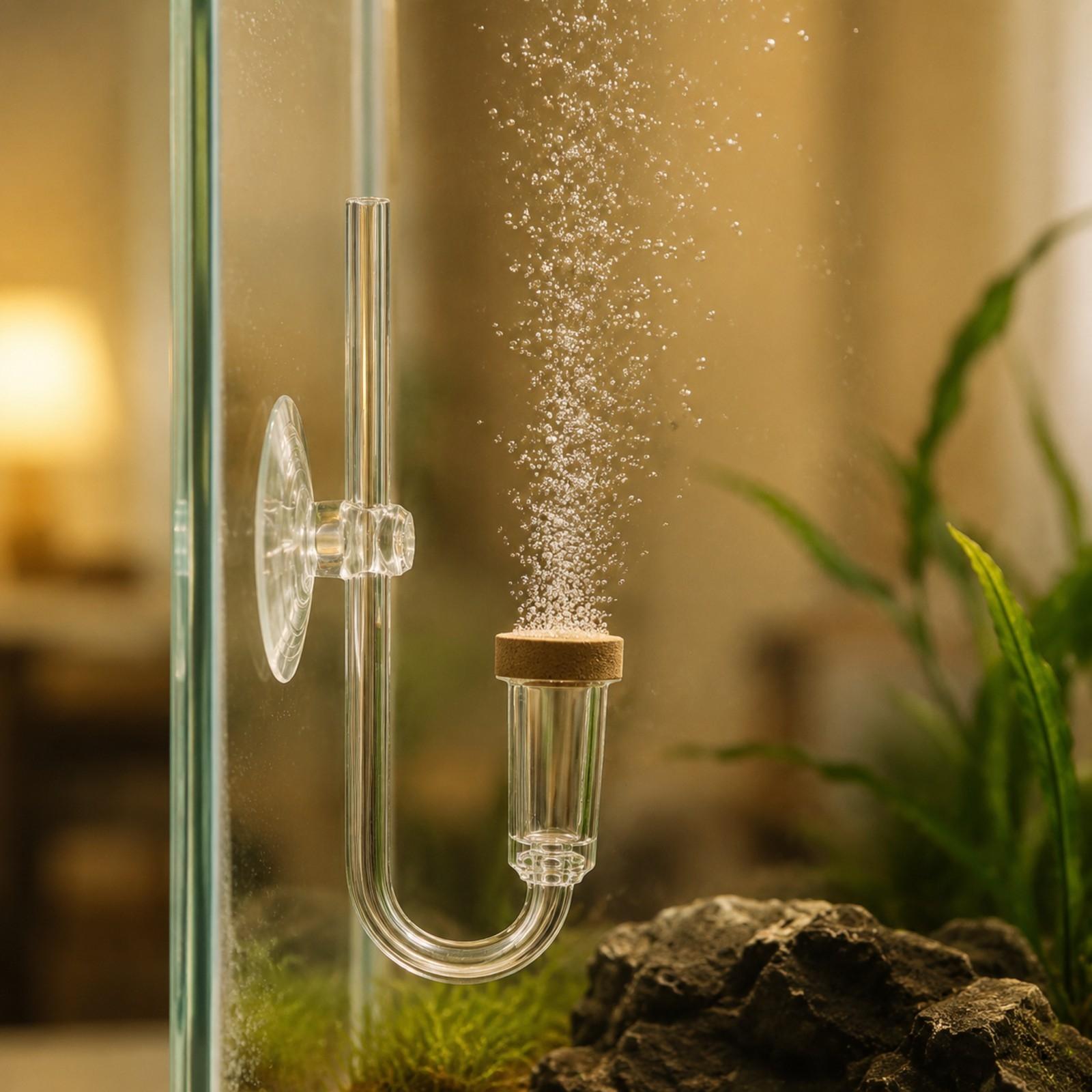 Co2 Disperser for Aquarium Tan - đánh giá và giá Aquarium Planted Tank Setup